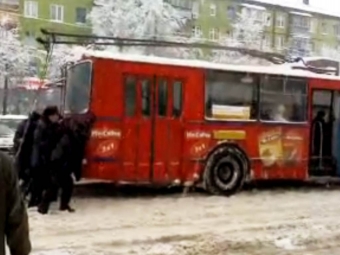 Троллейбусы в Волгограде работают со сбоями