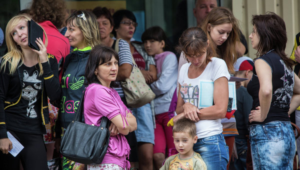 Россия развернула 163 пункта для украинских беженцев