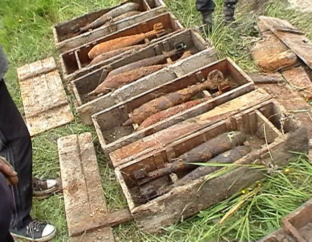 Под Волгоградом обнаружены 4 ящика с боеприпасами
