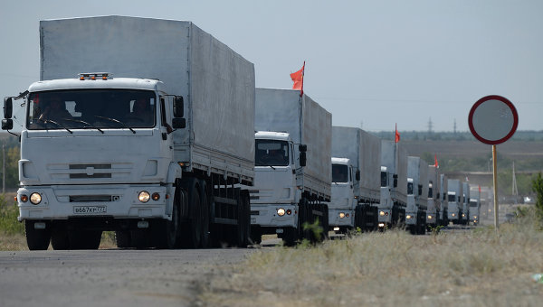 В Луганске готовятся к раздаче гумманитарной помощи из России