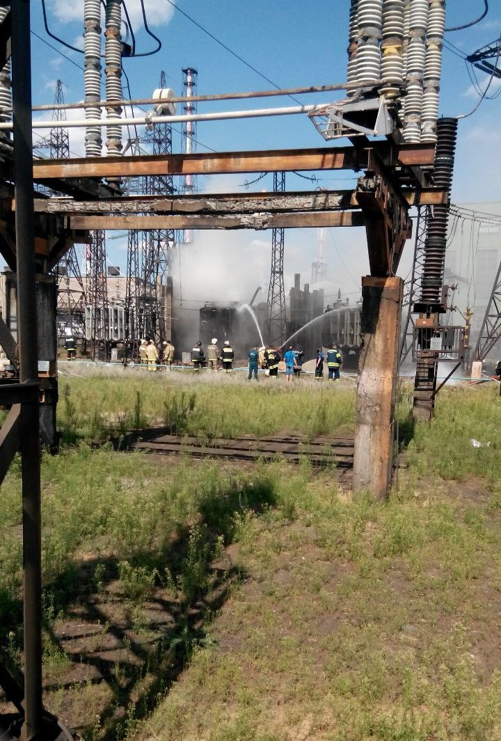 В Волгограде ликвидирован пожар на трансформаторной подстанции