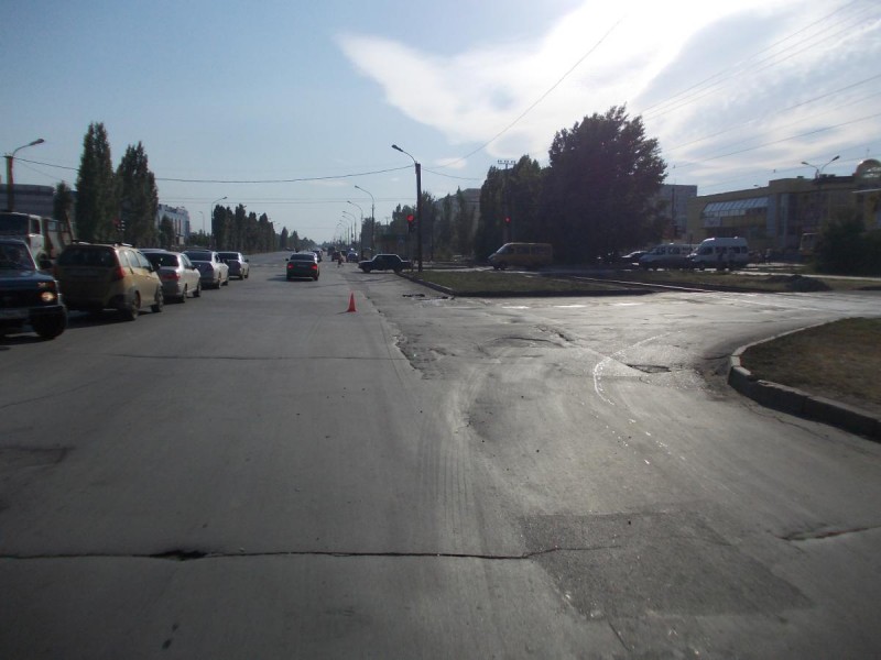 В Волжском автоледи пострадала в ДТП