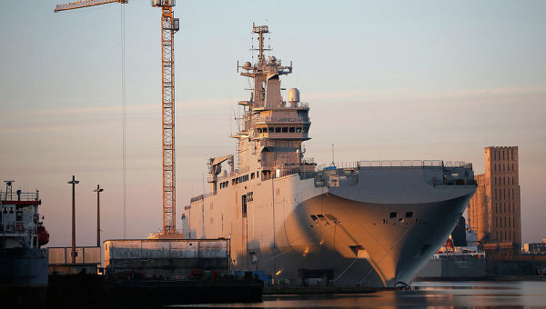 «Мистраль» с российским экипажем выйдет в море для новых испытаний