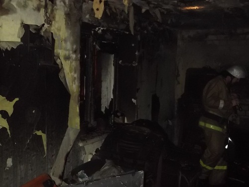 При пожаре в Волгограде погибли два человека