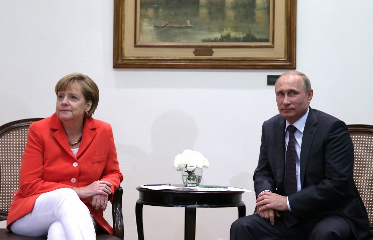 Путин и Меркель обсудили украинский вопрос