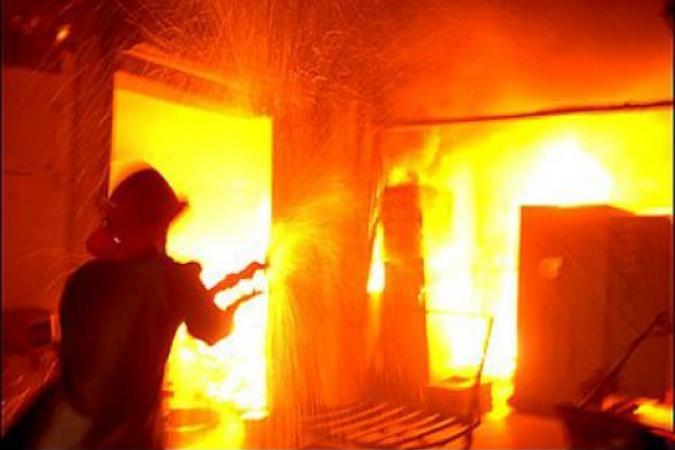 В Волжском сгорел дом в СНТ «Трубник»