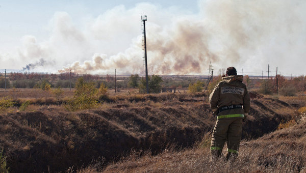 30 машин загорелись в результате взрыва в Ростовской области