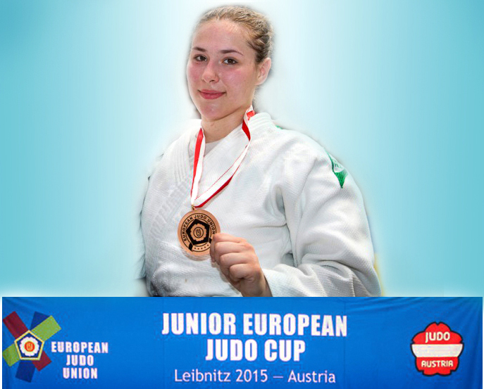 Диана Джигарос вернулась с медалью с европейских соревнований по дзюдо