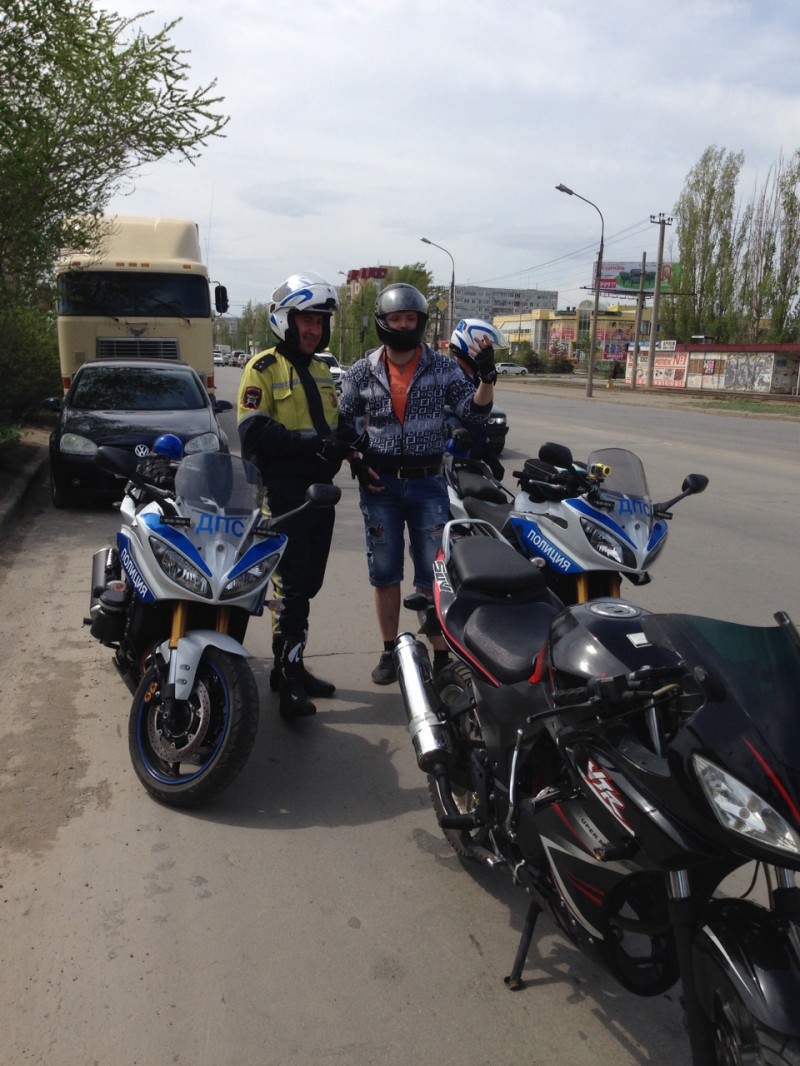 За два месяца в Волжском пострадали 6 мотоциклистов