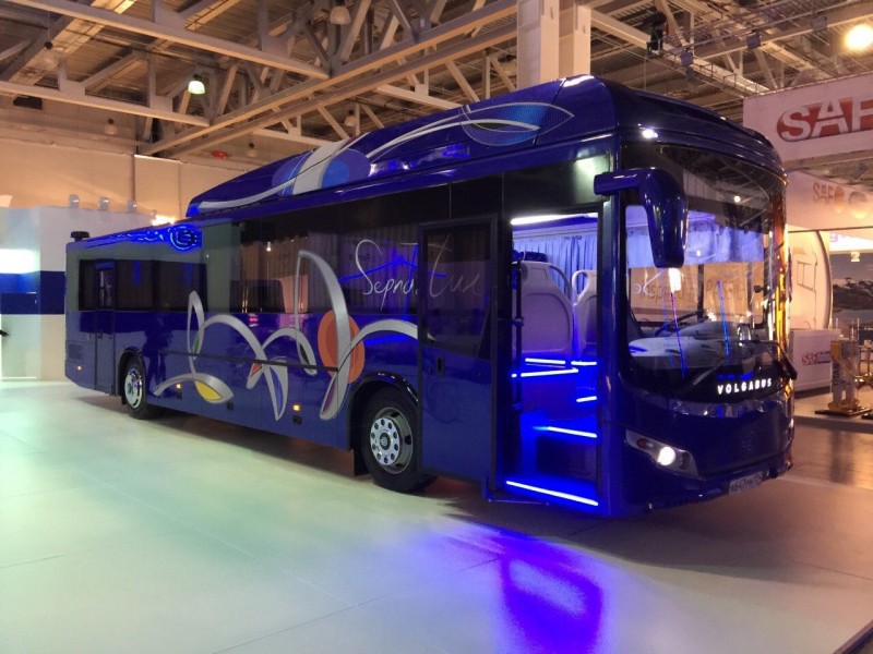 Современный автобус «Volgabus» представили на  международной выставке «Комтранс-2015» в Москве