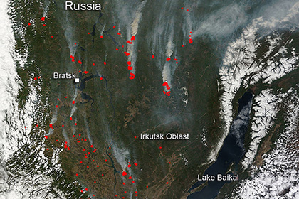 В озеро Байкал упал метеорит