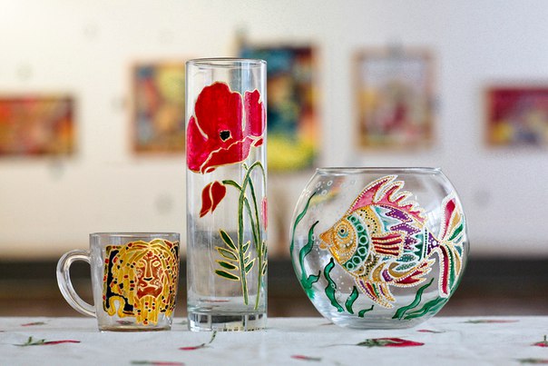 Волжан научат росписи по стеклу