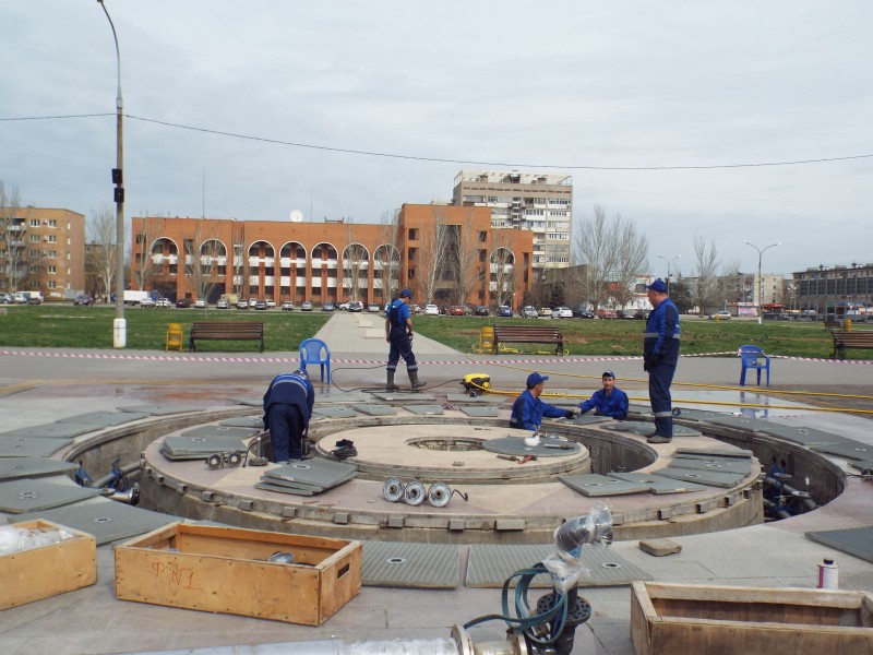 В Волжском готовят к запуску фонтаны