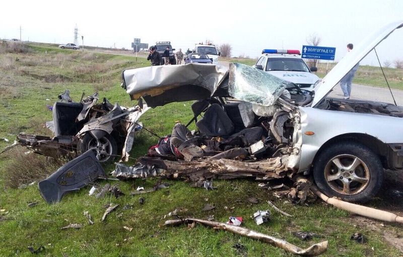 На трассе «Волгоград-Астрахань» произошло смертельное ДТП