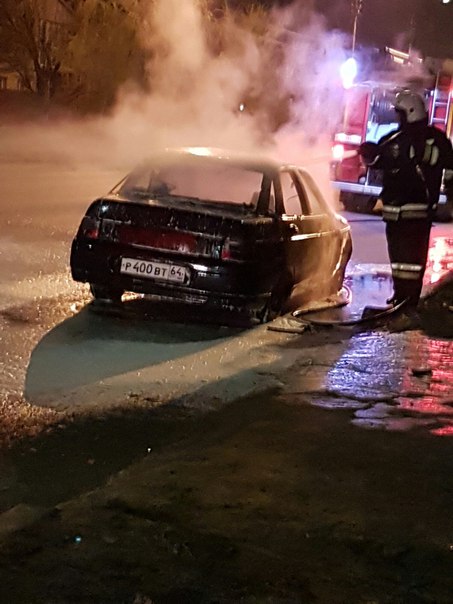 В Волжском сгорела «десятка»
