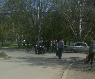 В Волжском водитель «шестерки» сбил велосипедиста
