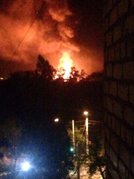 На Тракторном заводе в Волгограде произошел крупный пожар