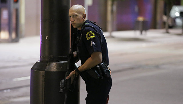 В ходе перестрелки в Далласе погибли четверо полицейских