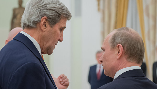 Керри на встрече с Путиным призвал к ускорению минского процесса
