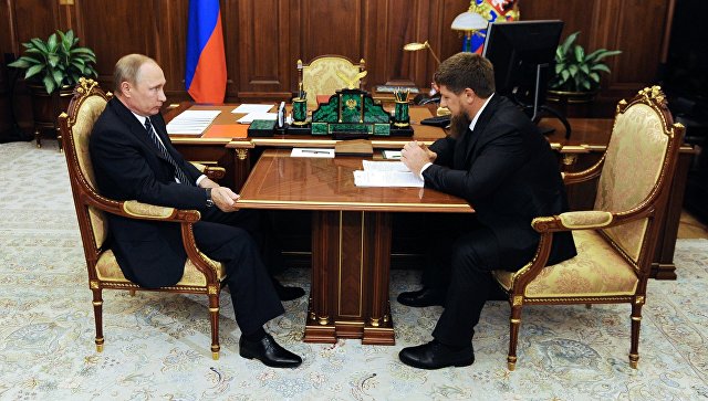 В Кремле прошла ночная встреча Путина и Кадырова