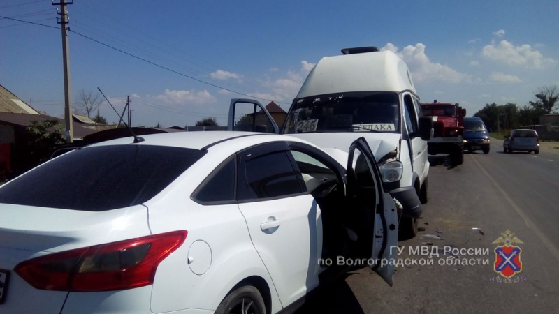 2 пассажира маршрутки №260 пострадали в  ДТП по пути в Волгоград