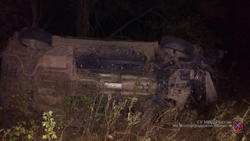 В Городищенском районе перевернулась иномарка, водитель погиб