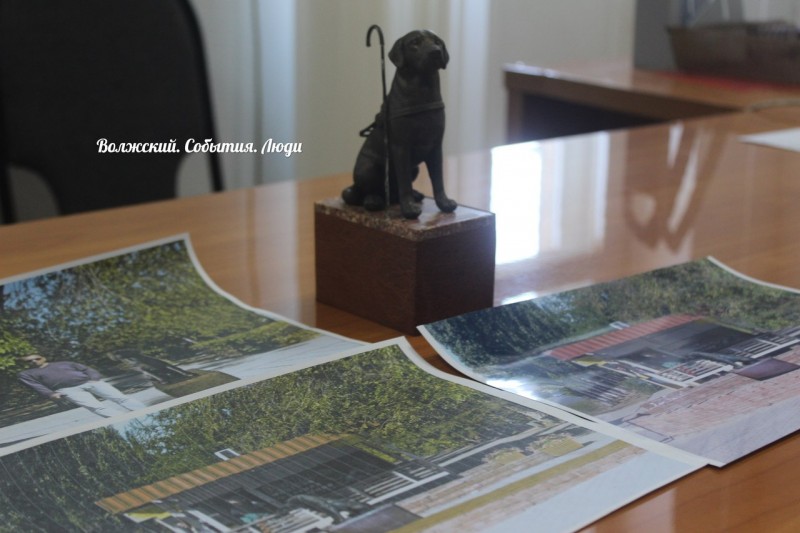 В Волжском установят памятник собаке-поводырю