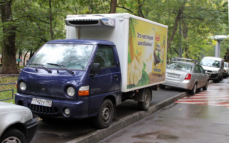 Болшегрузам не место во дворах