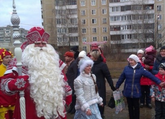Дед Мороз — за безопасность на дорогах