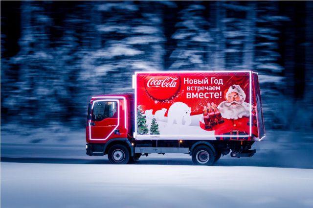 Легендарный «Рождественский караван» Coca Cola в Волжском