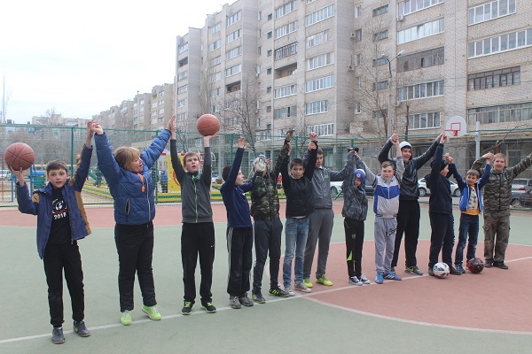 Праздник микрорайона для «Дворовых тренеров»