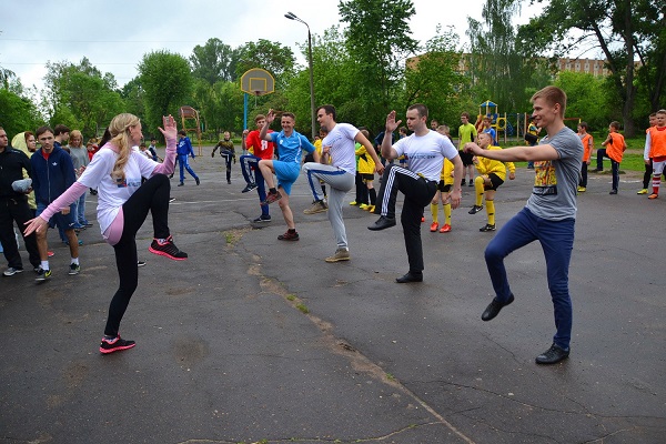 Новая спортивная площадка в рамках проекта «Дворовый тренер»